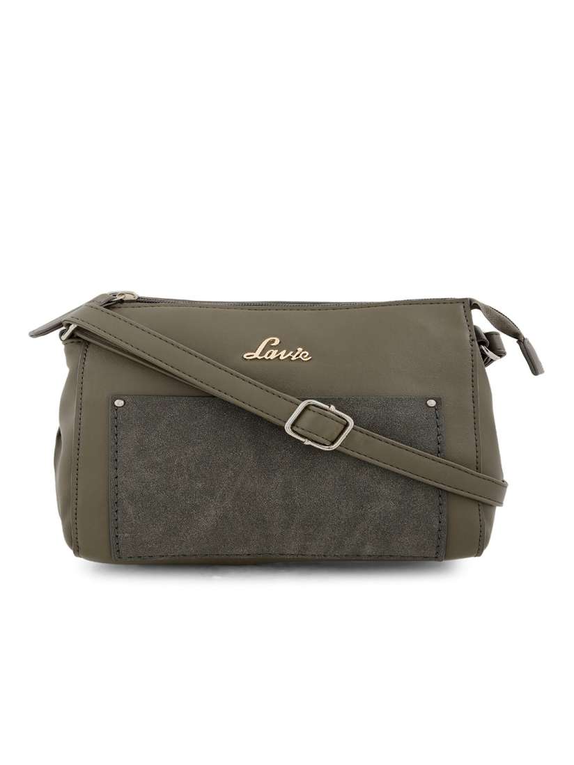 lavie olive green sling bag