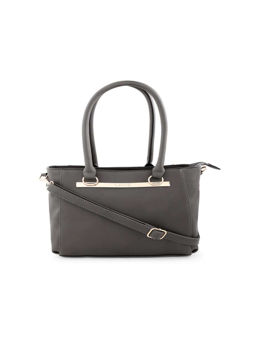 Lavie grey solid shoulder bag on sale
