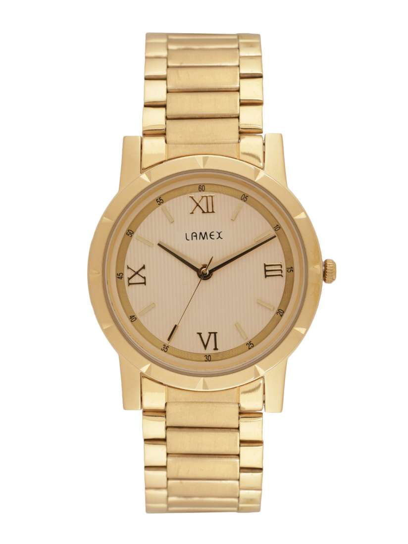 Lamex golden watch new arrivals