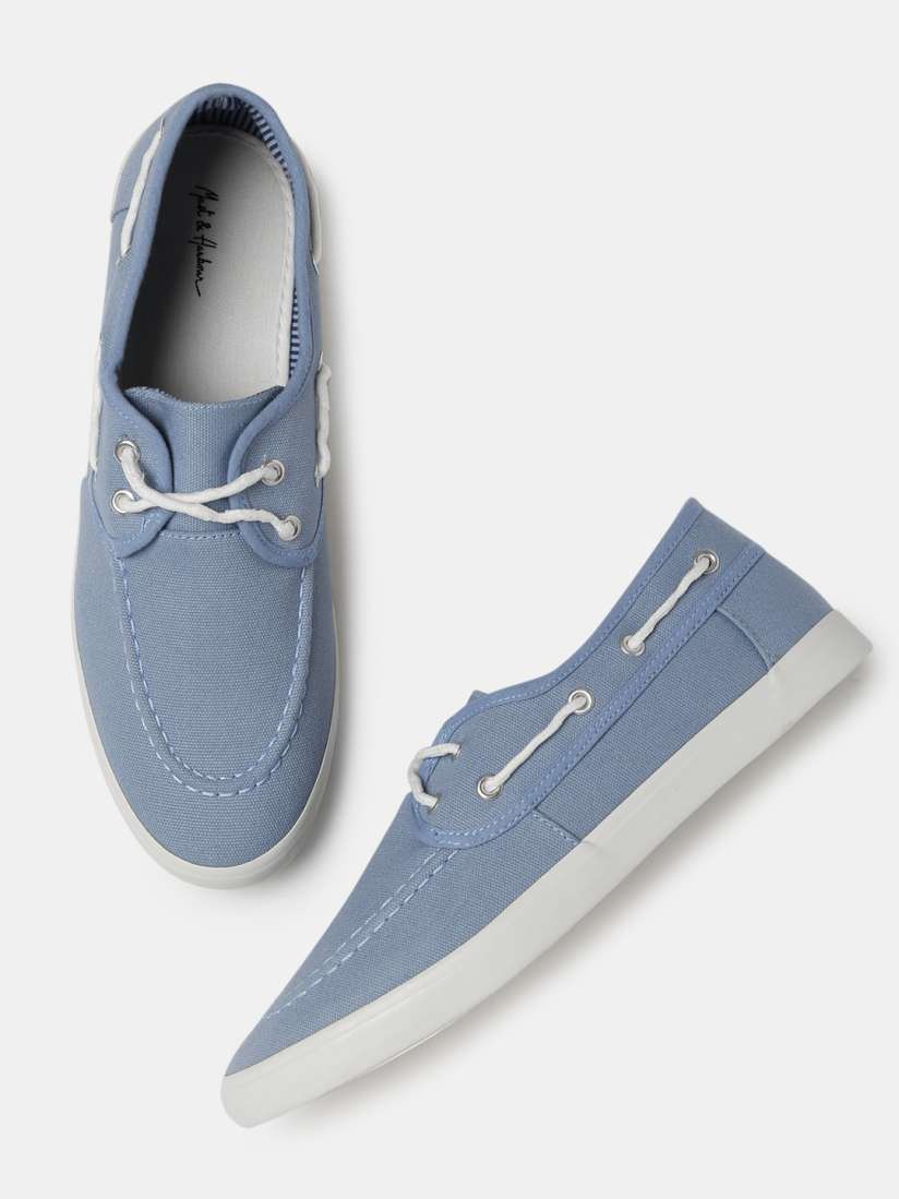 Buy Mast Harbour Men Blue Boat Shoes Casual Shoes for Men 5962204 Myntra