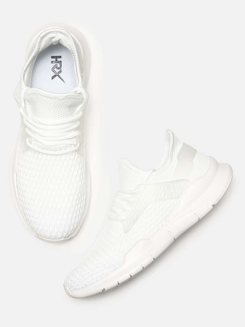 Hrx by hrithik roshan white running shoes hot sale
