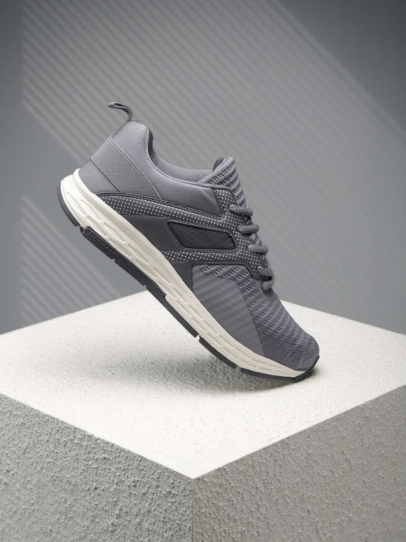 Buy HRX By Hrithik Roshan Men Charcoal Grey Impact Series Running Shoes Sports Shoes for Men 5962414 Myntra