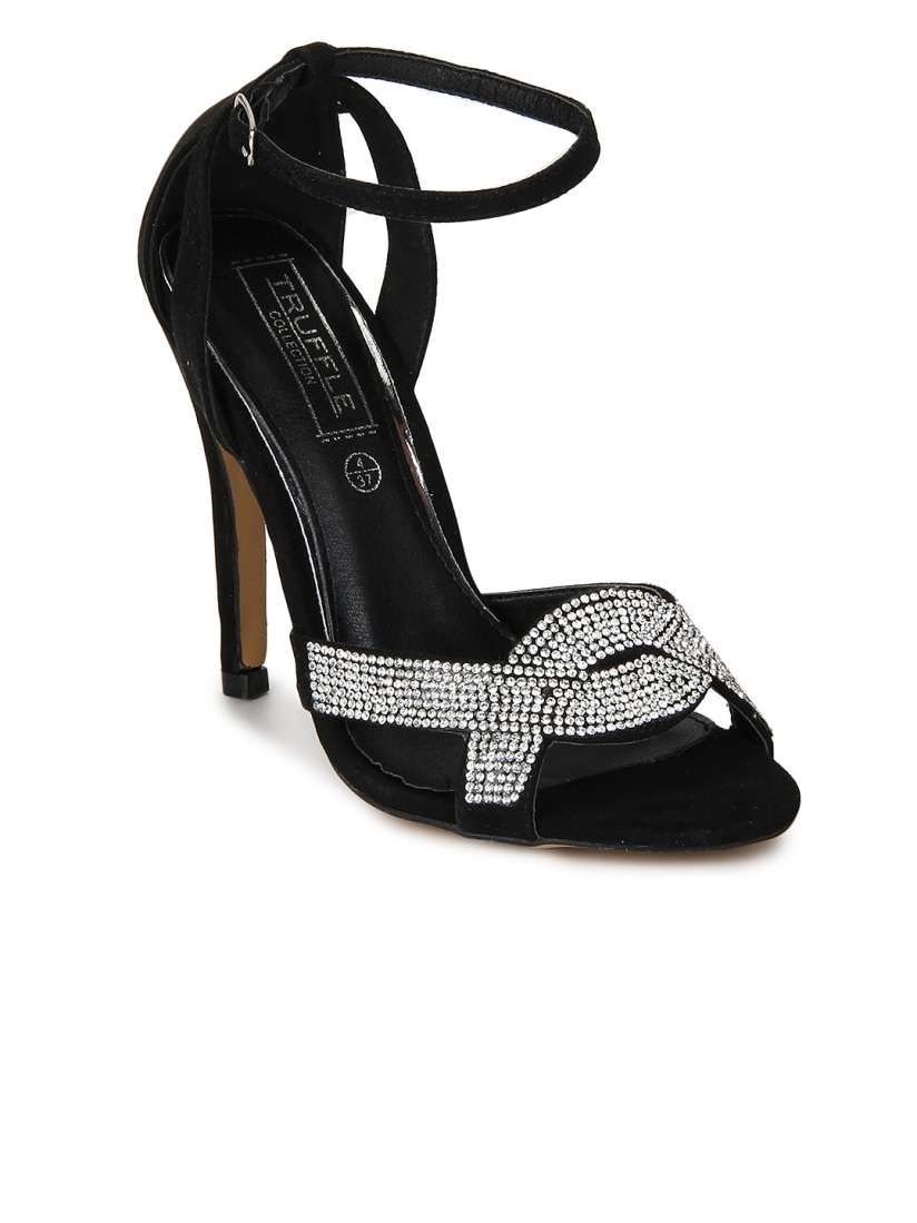 Truffle collection black heels on sale