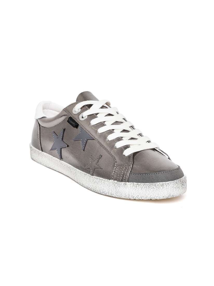 Buy Superdry Women Gunmetal Toned Sneakers Casual Shoes for Women 6057200 Myntra