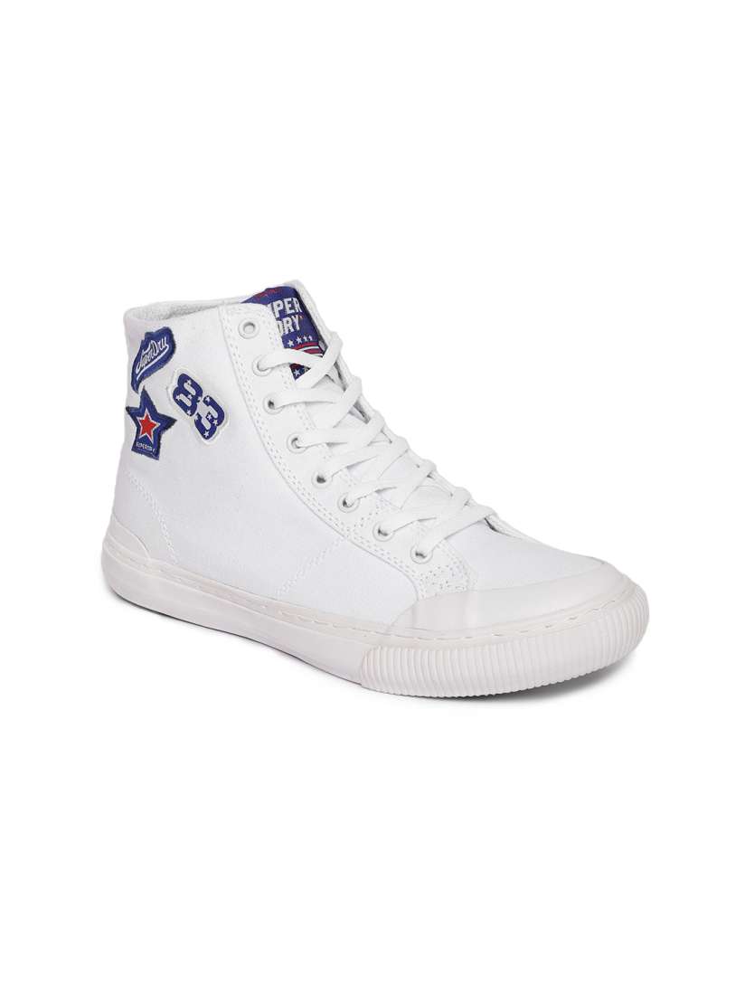 Superdry white canvas shoes cheap
