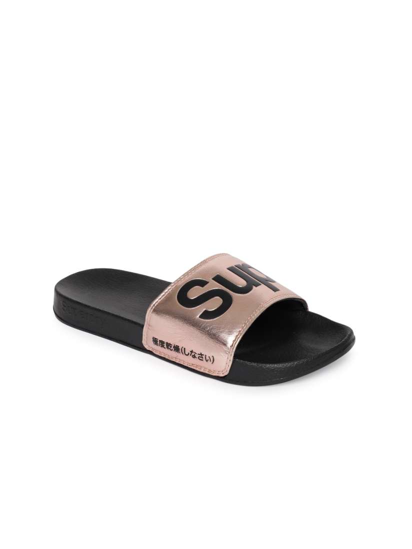 Superdry sliders rose gold clearance