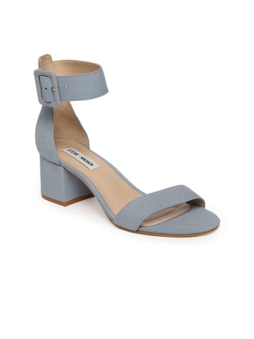 Buy Steve Madden Women Blue Solid Sandals Heels for Women 6123606 Myntra