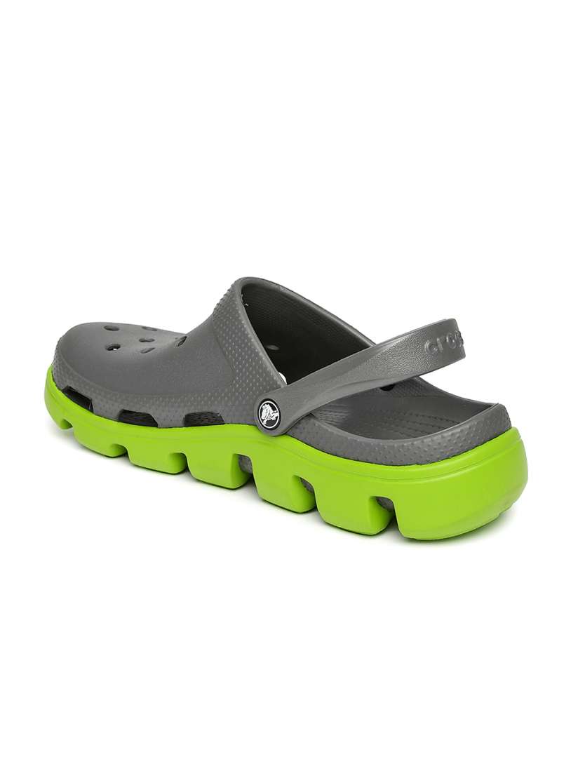 Buy Crocs Unisex Grey Duet Sport Cut Work Clogs Flip Flops for Unisex 629159 Myntra