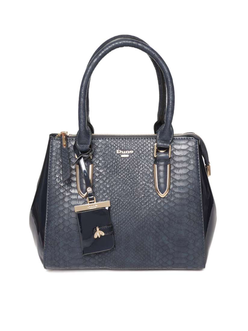 Buy Dune London Navy Blue Snakeskin Textured Handheld Bag Handbags for Women 6382309 Myntra