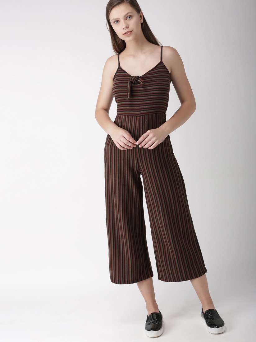 Myntra Forever 21 Striped Jumpsuit Buy FOREVER 21 Yellow White