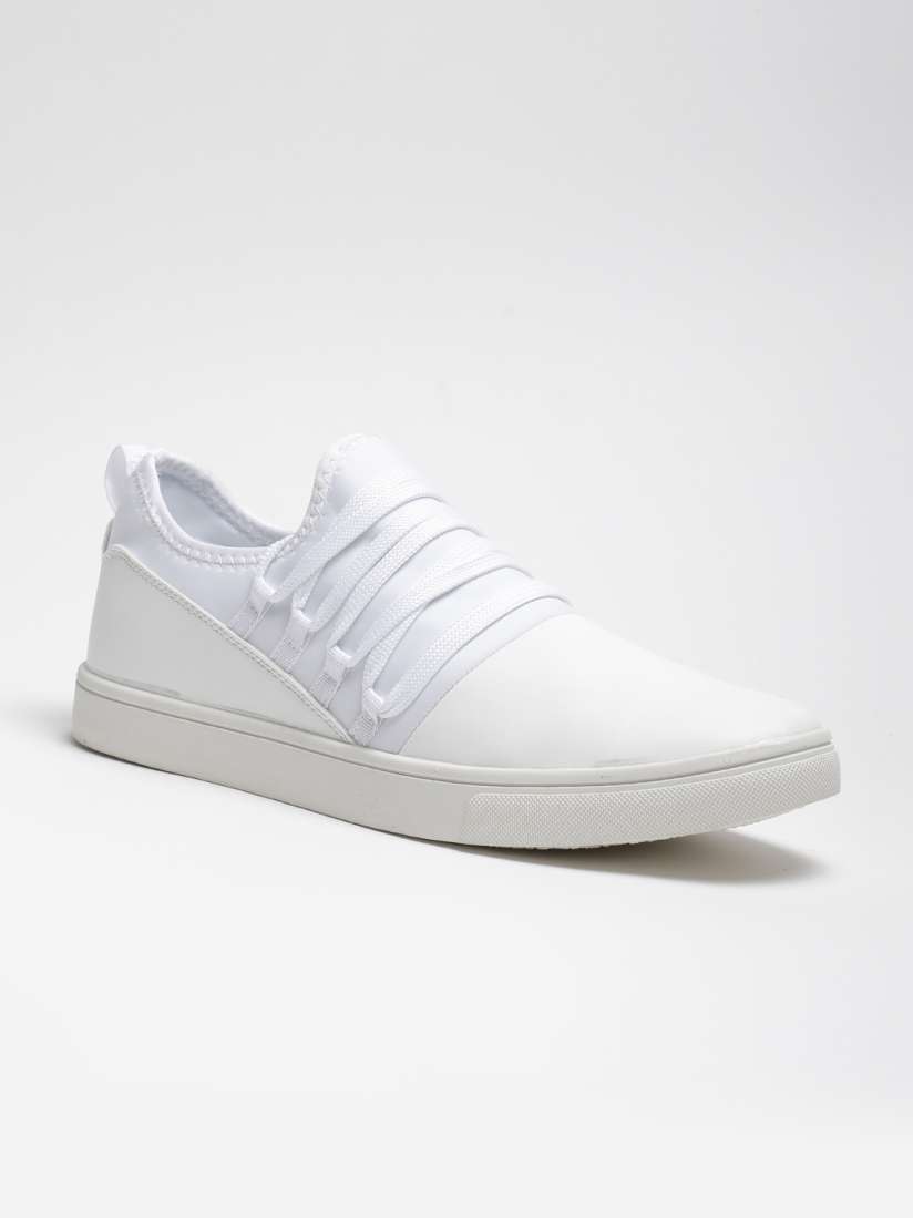 Buy LOCOMOTIVE Men White Sneakers Casual Shoes for Men 6493197 Myntra