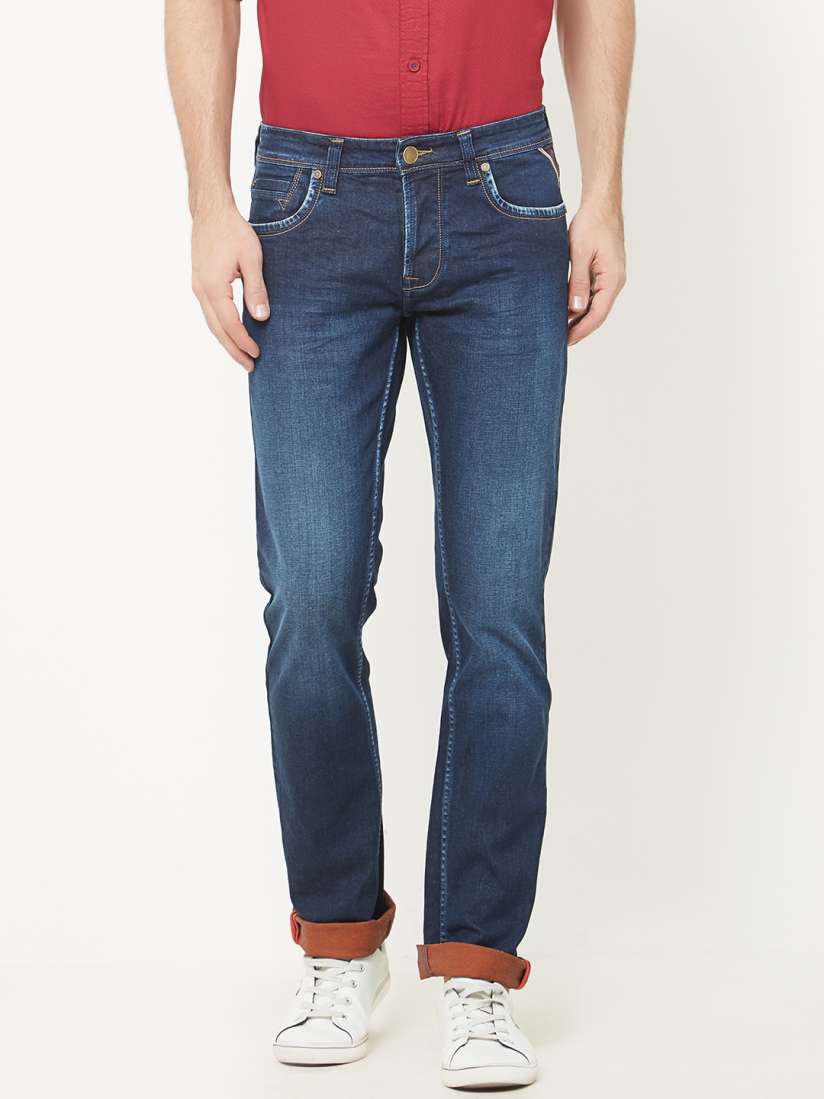 Buy Integriti Men Navy Blue Slim Fit Mid Rise Clean Look Jeans Jeans for Men 6515065 Myntra