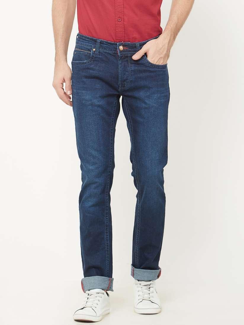 Buy Integriti Men Blue Slim Fit Mid Rise Clean Look Jeans Jeans for Men 6515159 Myntra