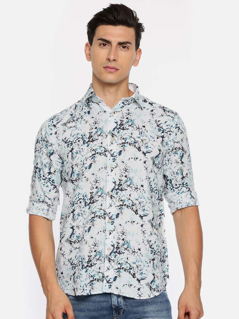 Raymond linen casual shirts on sale