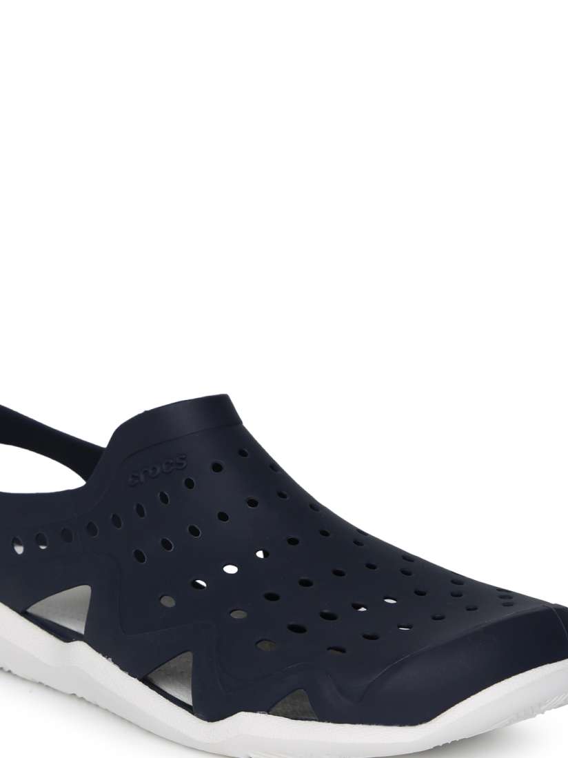 Buy Crocs Men Navy Blue Swiftwater Wave Shoe Style Sandals Flip Flops for Men 6516403 Myntra
