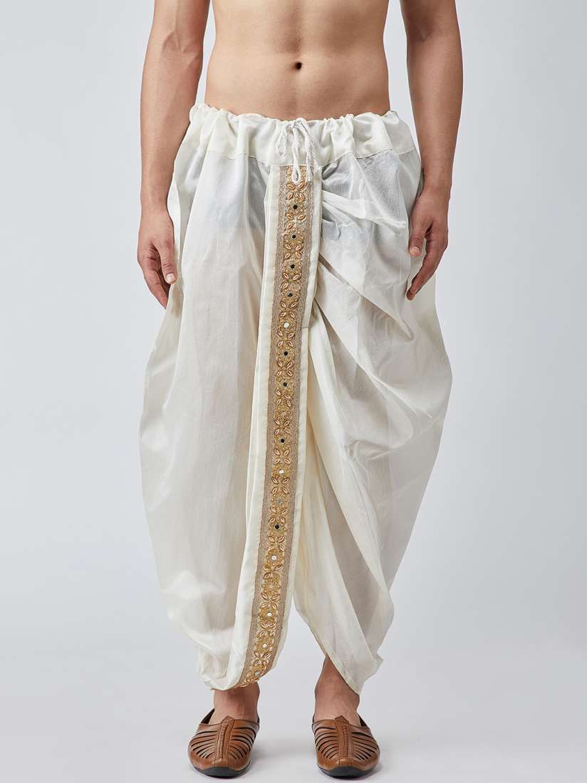 Buy SOJANYA Men Off White Dhoti Pants Dhotis for Men 6518497 Myntra