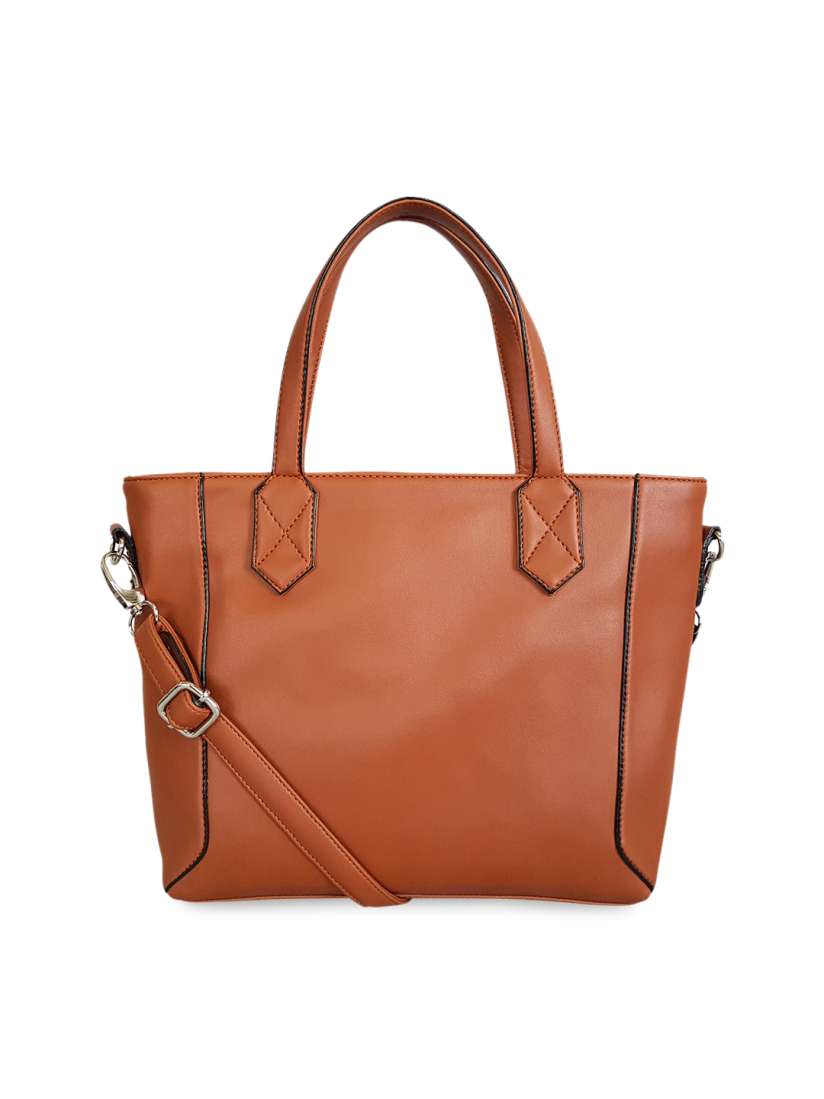 Buy Toteteca Tan Brown Solid Shoulder Bag Handbags for Women 6519045 Myntra