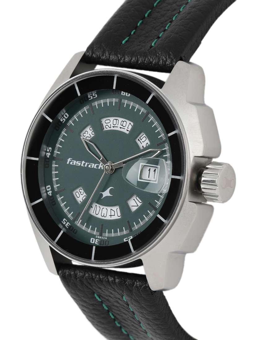 Buy Fastrack Men Green Analogue Watch NK3089SL03 Watches for Men 6520438 Myntra