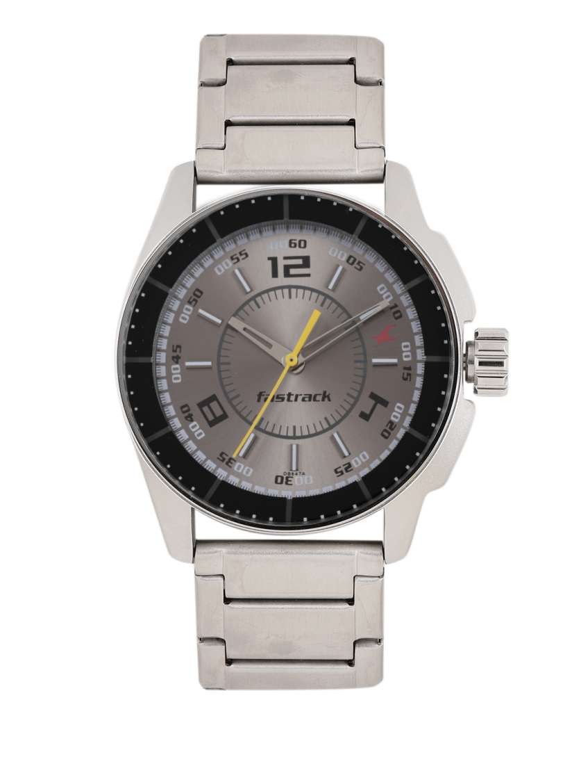 Fastrack grey analog watch sales