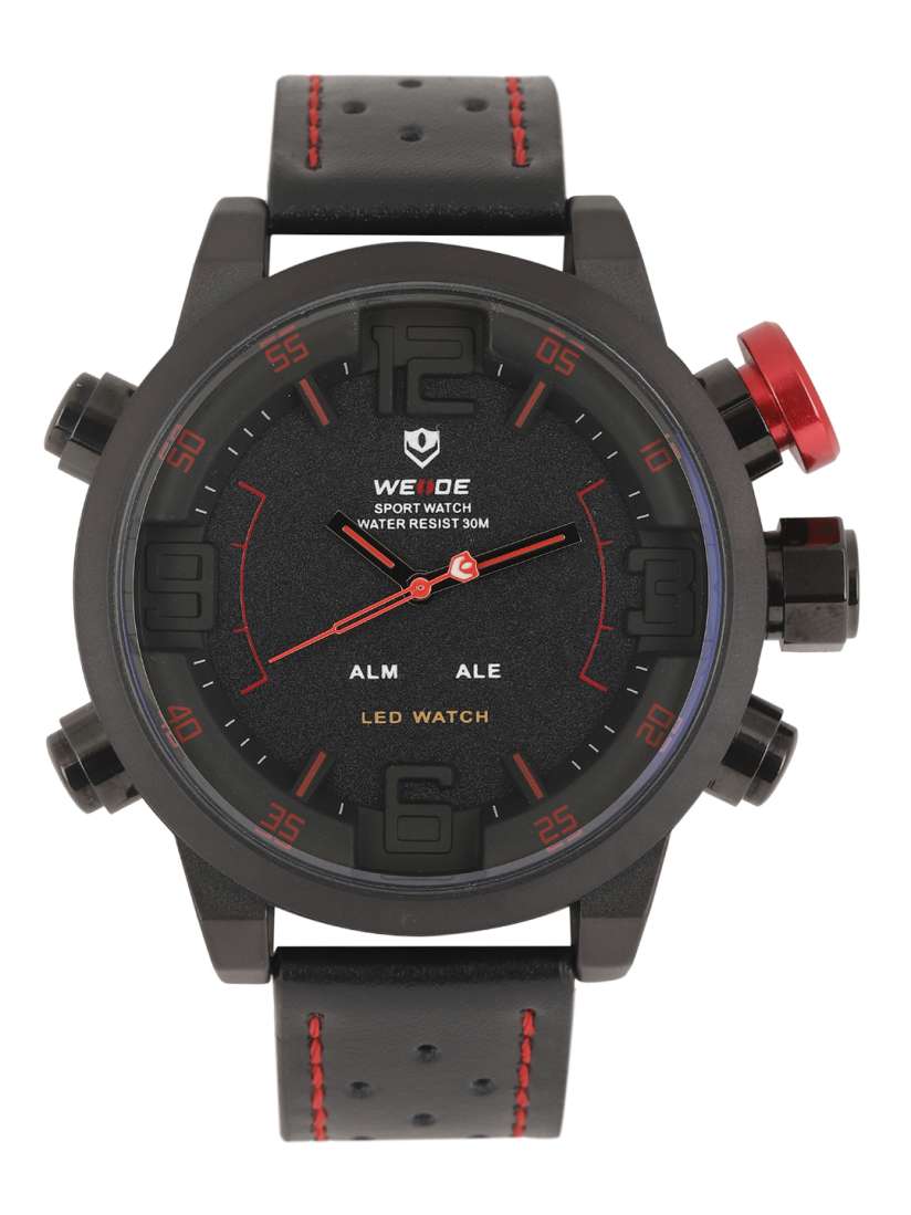 Buy WEIDE Men Black Red Analogue and Digital Sports LED Watch WH5210B 2C Watches for Men 6527591 Myntra
