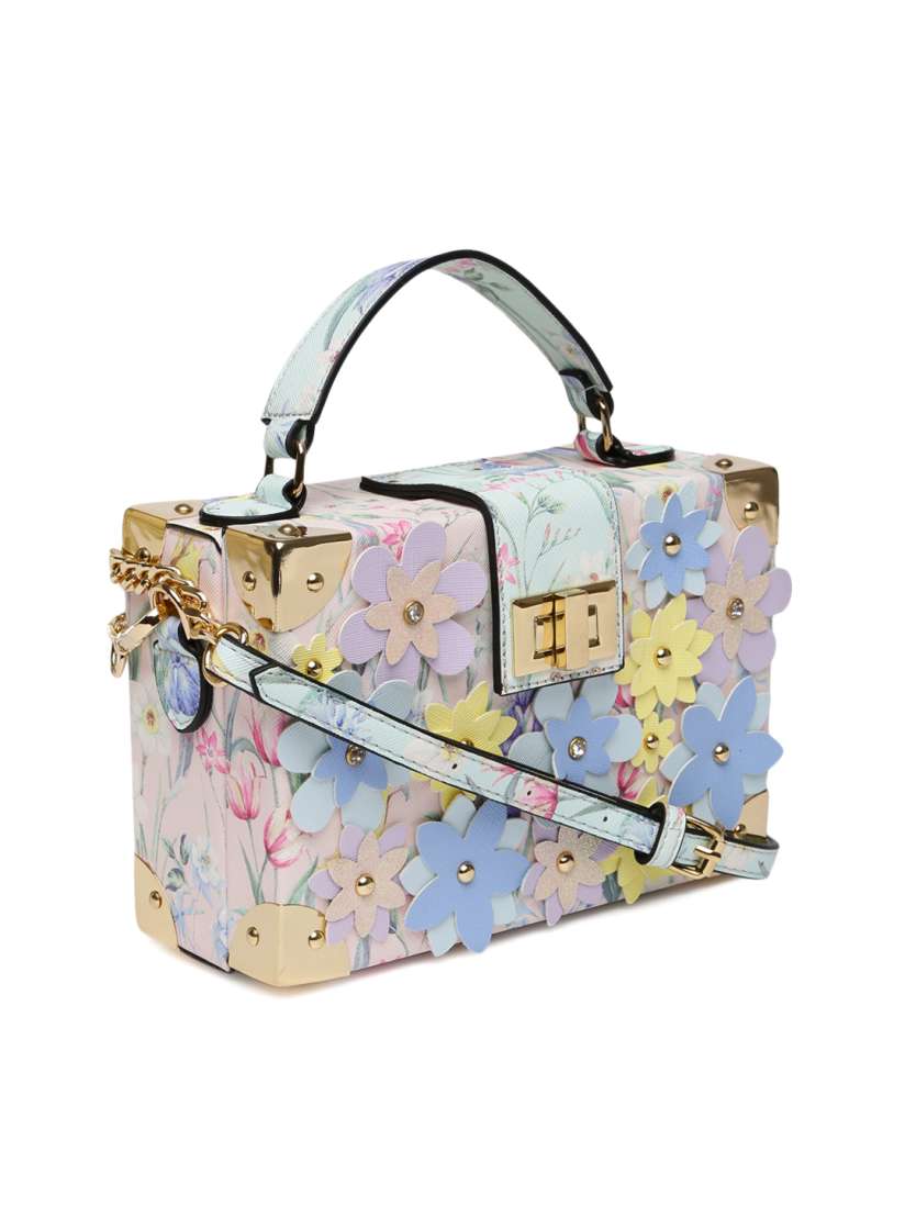 Buy ALDO Multicoloured Embellished CAMPOLANO Box Clutch Clutches for Women 6538041 Myntra