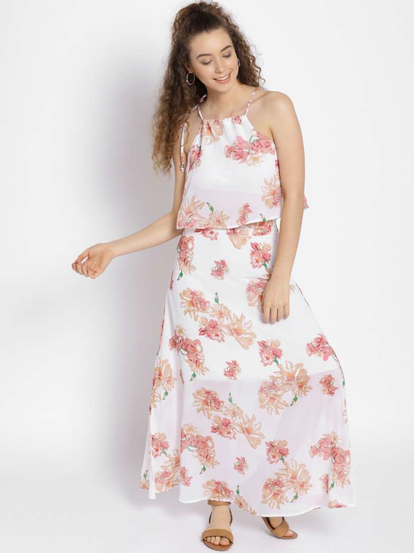Two piece dress myntra cheap