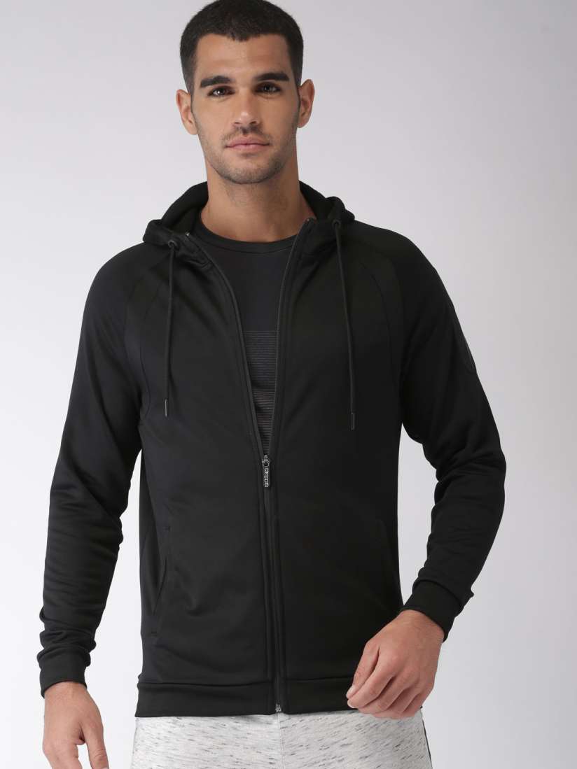 Kappa hoodie mens black on sale