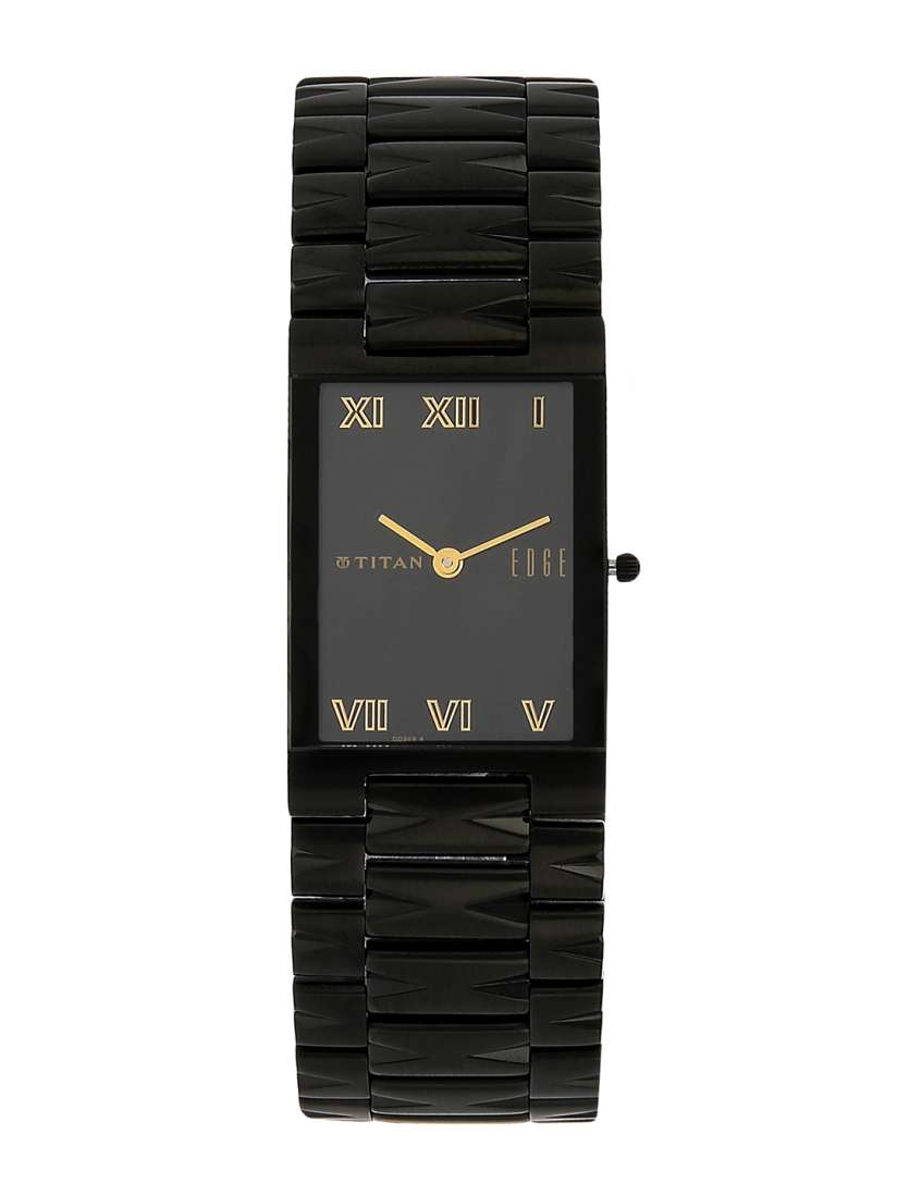 Buy Titan Edge Men Black Analogue watch NK1296NM01A Watches for Men 6542758 Myntra