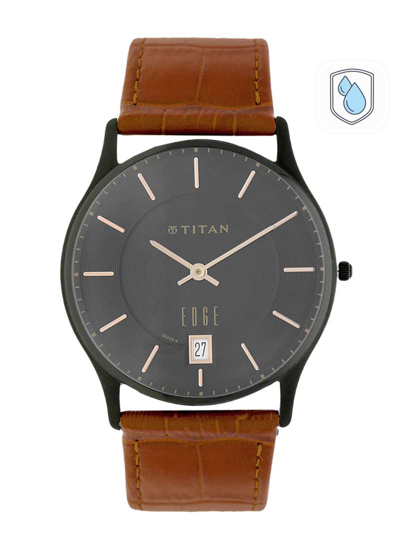 Buy Titan Edge Men Black Analogue watch NK1683NL01A Watches for Men 6542764 Myntra
