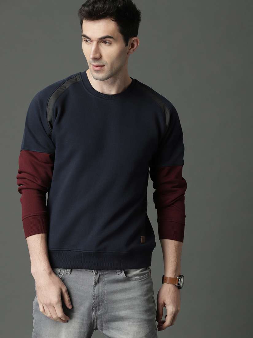 Roadster navy blue sweatshirt outlet