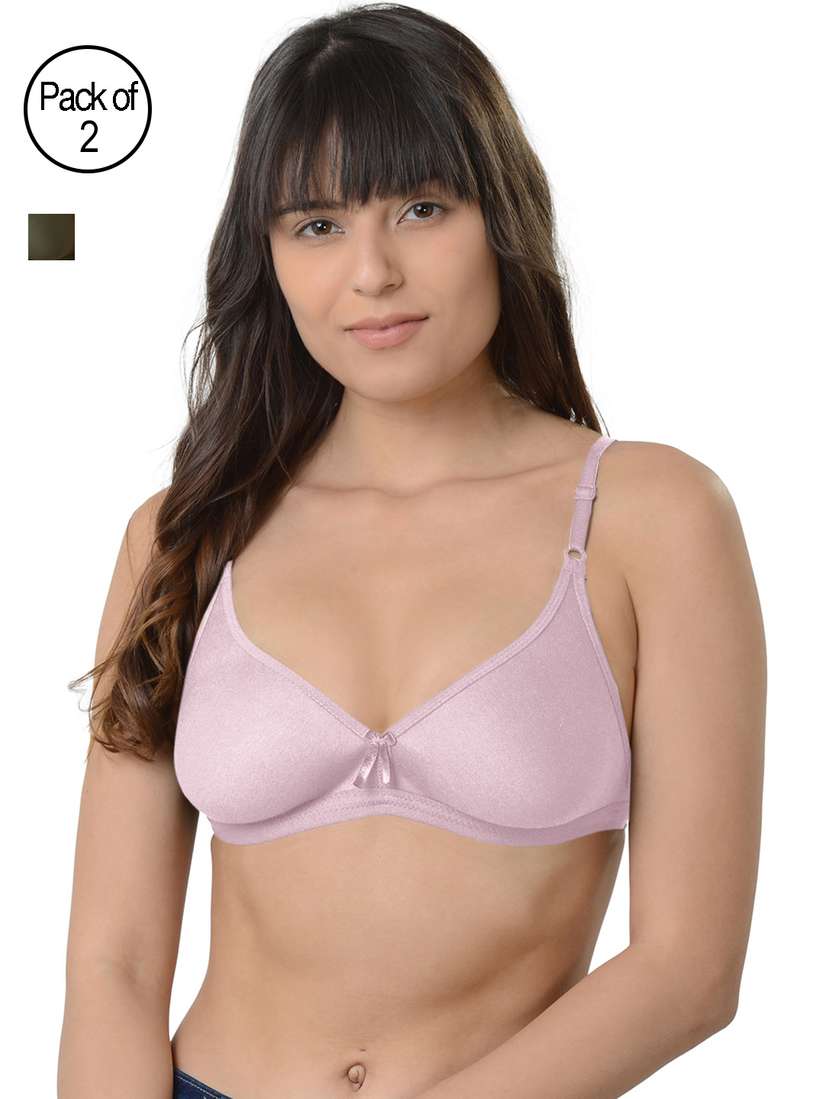 Bra T Shirt Intimo Buy Online Contrast Lace Embellished T-shirt