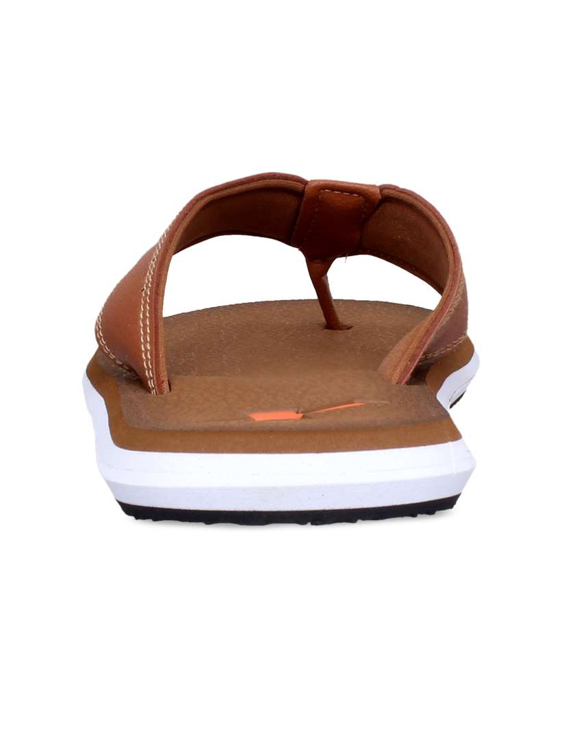 Buy Sparx Men Tan Solid Thong Flip Flops Flip Flops for Men 6582595 Myntra