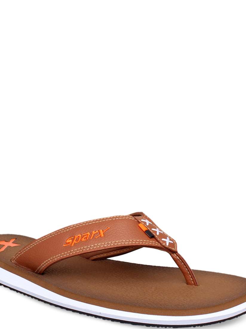 Buy Sparx Men Tan Solid Thong Flip Flops Flip Flops for Men 6582595 Myntra