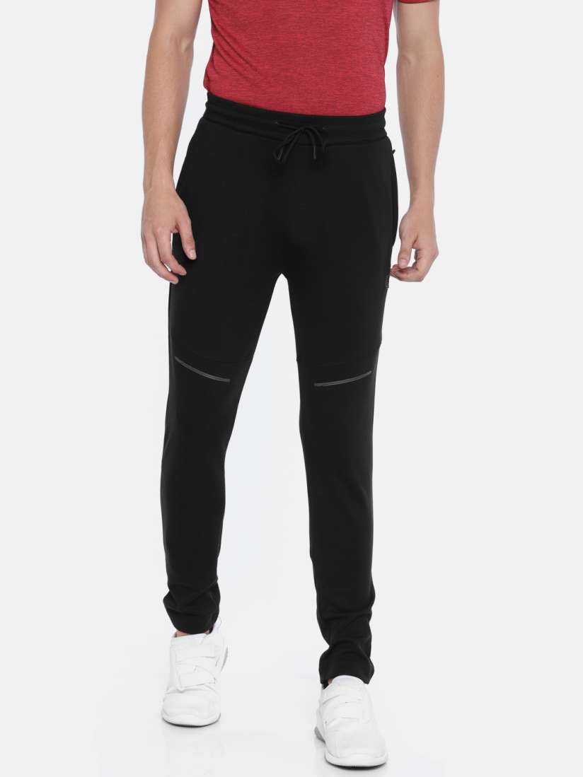 Buy Proline Active Black Solid Slim Fit Track Pants Track Pants for Men 6585260 Myntra