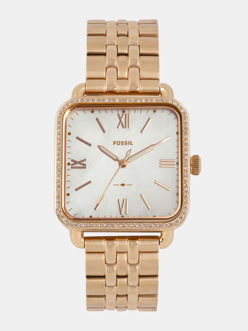 Buy Fossil Women White Embellished Analogue Watch ES4269I OR Watches for Women 6603550 Myntra