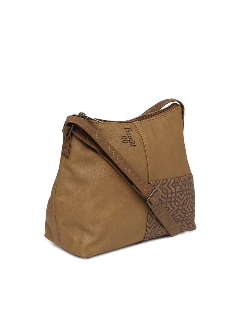 Buy Baggit Brown Printed Sling Bag Handbags for Women 6606285 Myntra