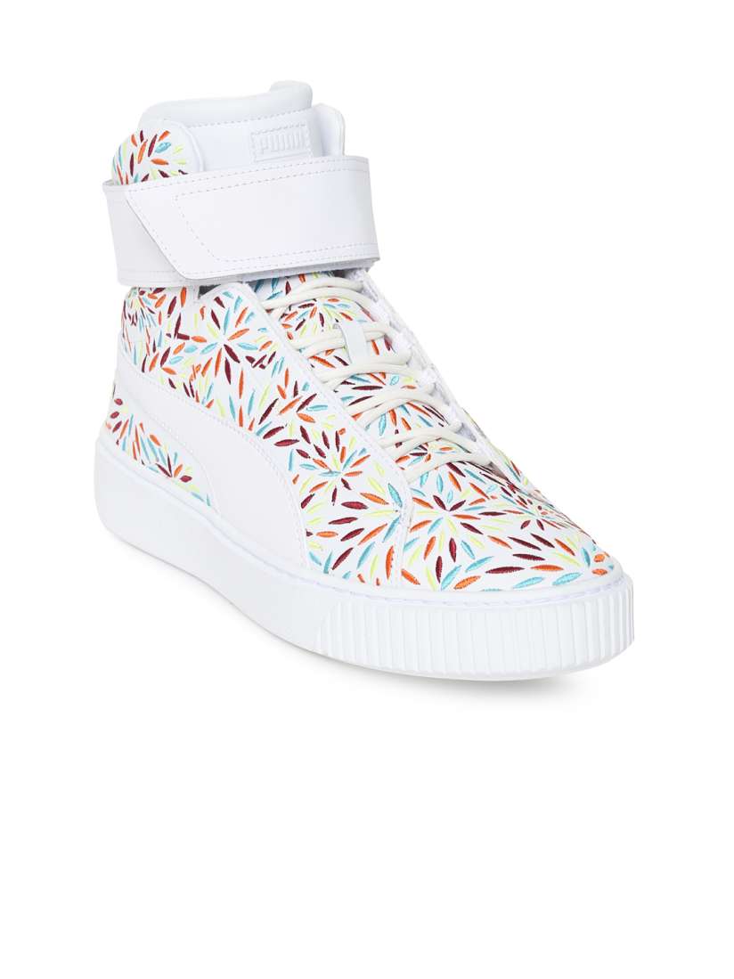 Embroidered puma shoes deals