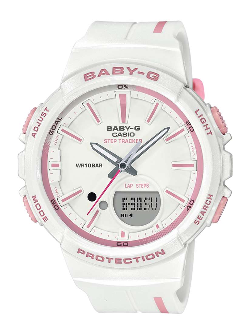 Buy CASIO Baby G Women White Dial Athleisure Series Watch BGS 100RT 7ADR BX107 Watches for Women 6607566 Myntra