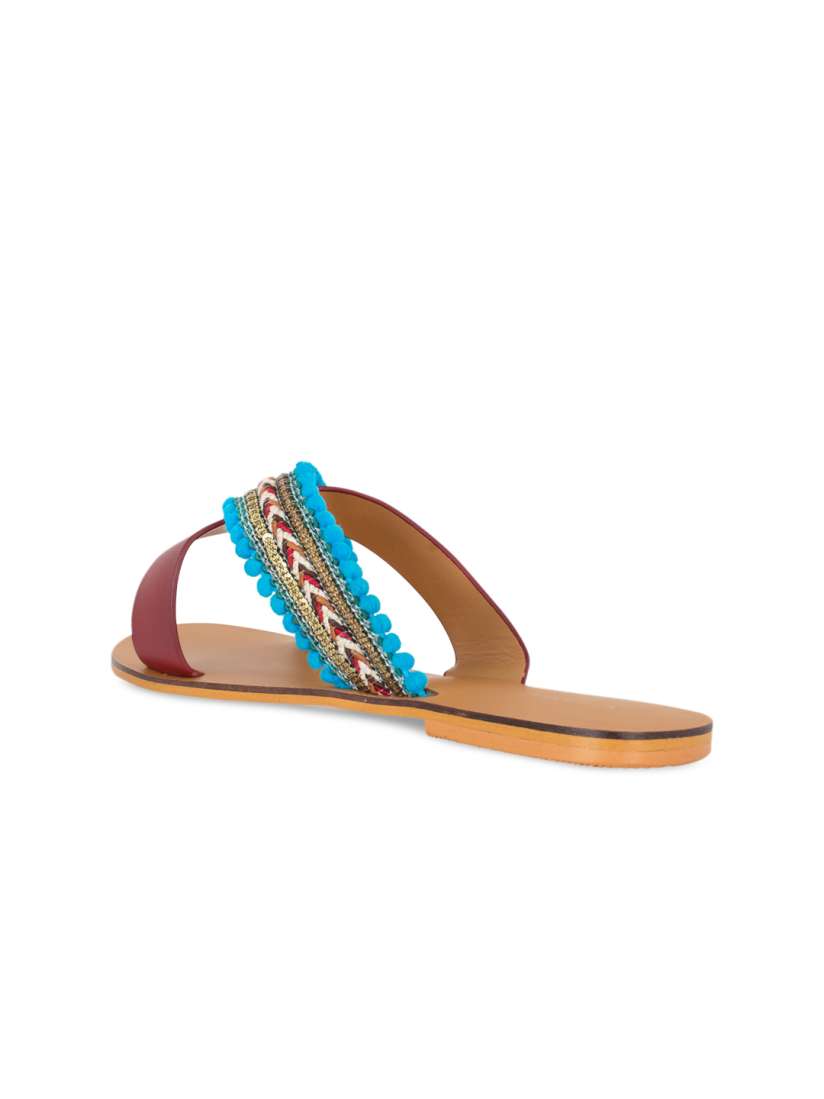 Buy Chumbak Women Multicoloured Comfort Sandals Sandals for Women 6609105 Myntra