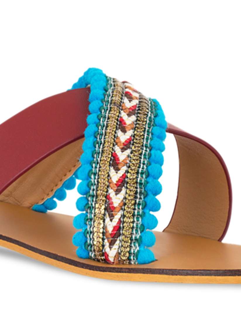 Buy Chumbak Women Multicoloured Comfort Sandals Sandals for Women 6609105 Myntra