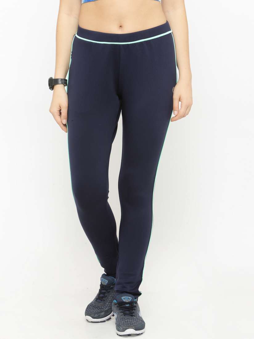 Buy BUKKUM Women Navy Blue Track Pants Track Pants for Women 6610702 Myntra