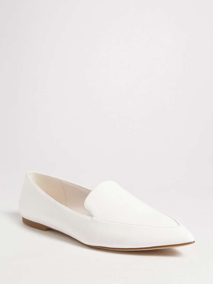 Buy FOREVER 21 Women White Solid Flat Shoes Flats for Women 6615765 Myntra