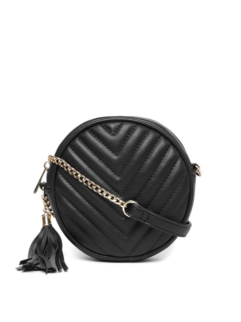 Buy FOREVER 21 Black Textured Sling Bag Handbags for Women 6616129 Myntra