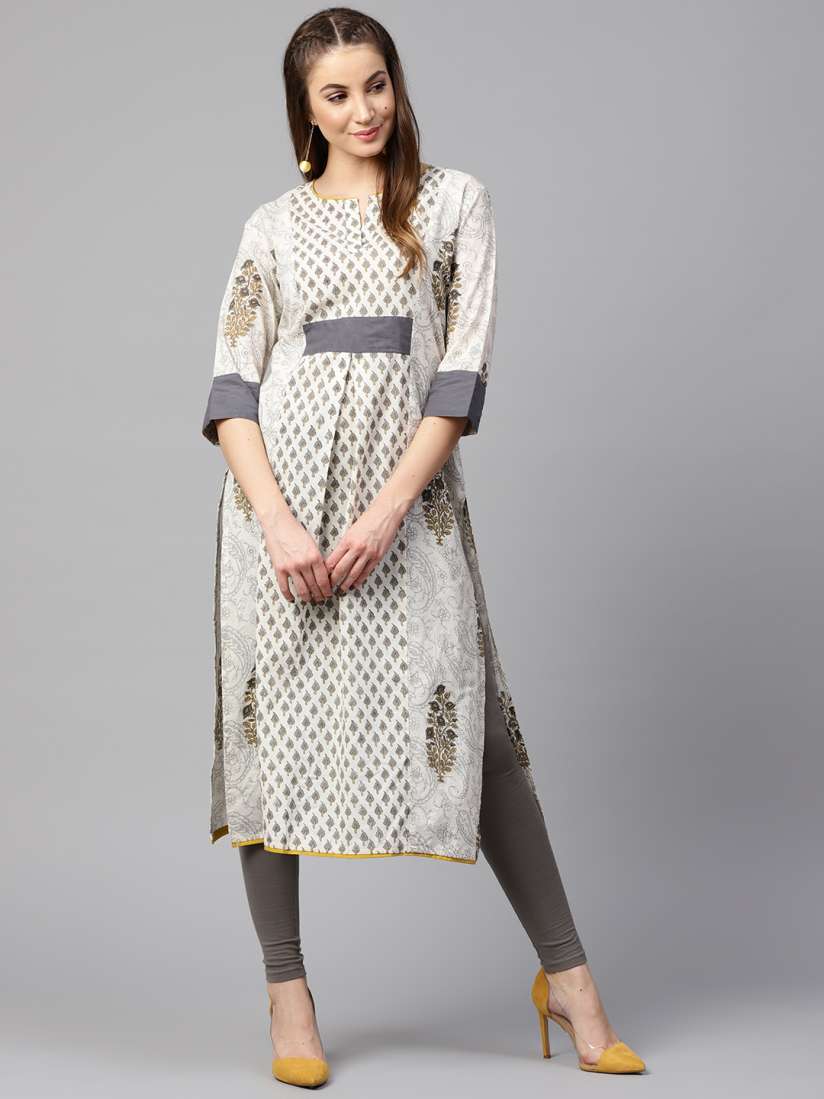 Nayo women's printed straight kurta outlet