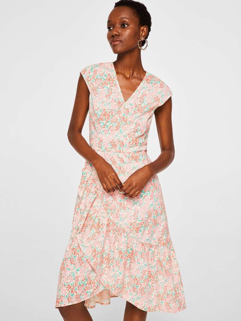 Mango wrap dresses cheap