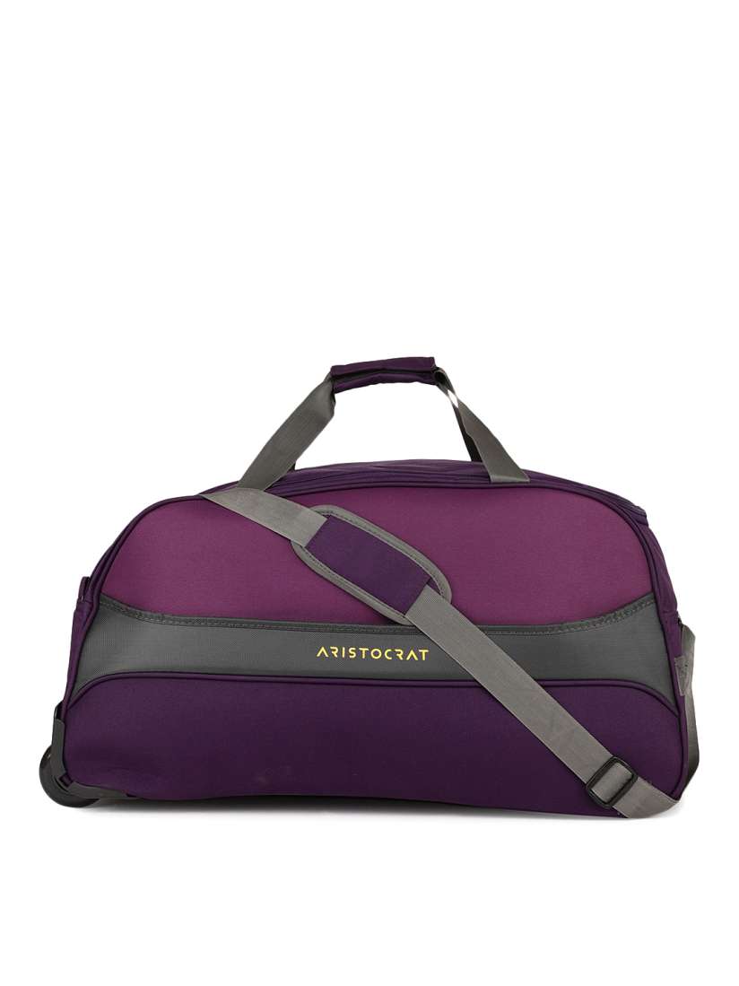 Buy Aristocrat Unisex Purple DRAFT DFT 65 Medium Duffle Trolley Bag Trolley Bag for Unisex 6631097 Myntra
