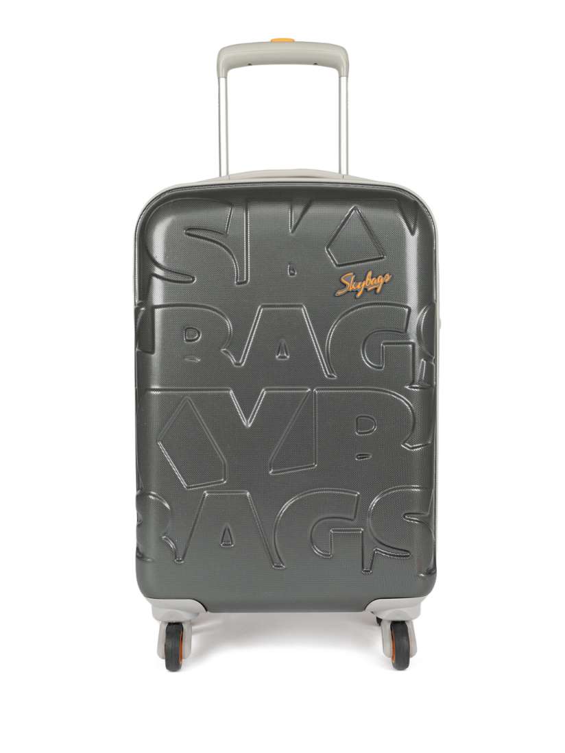 Buy Skybags Unisex Grey Textured OSCAR STROLLY 55 360 Cabin Trolly Bag Trolley Bag for Unisex 6631320 Myntra
