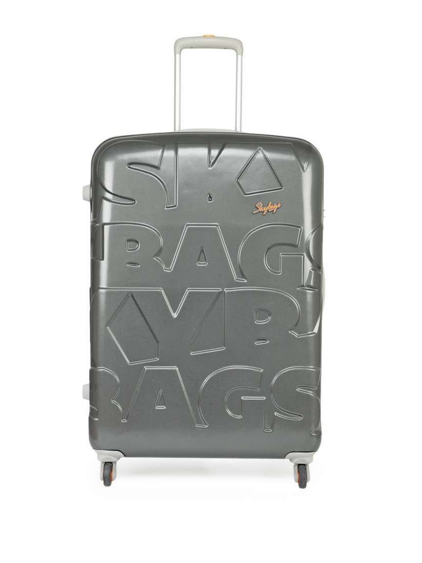 Buy Skybags Unisex Grey OSCAR STROLLY 79 360 METALLIC Large Trolley Suitcase Trolley Bag for Unisex 6631388 Myntra