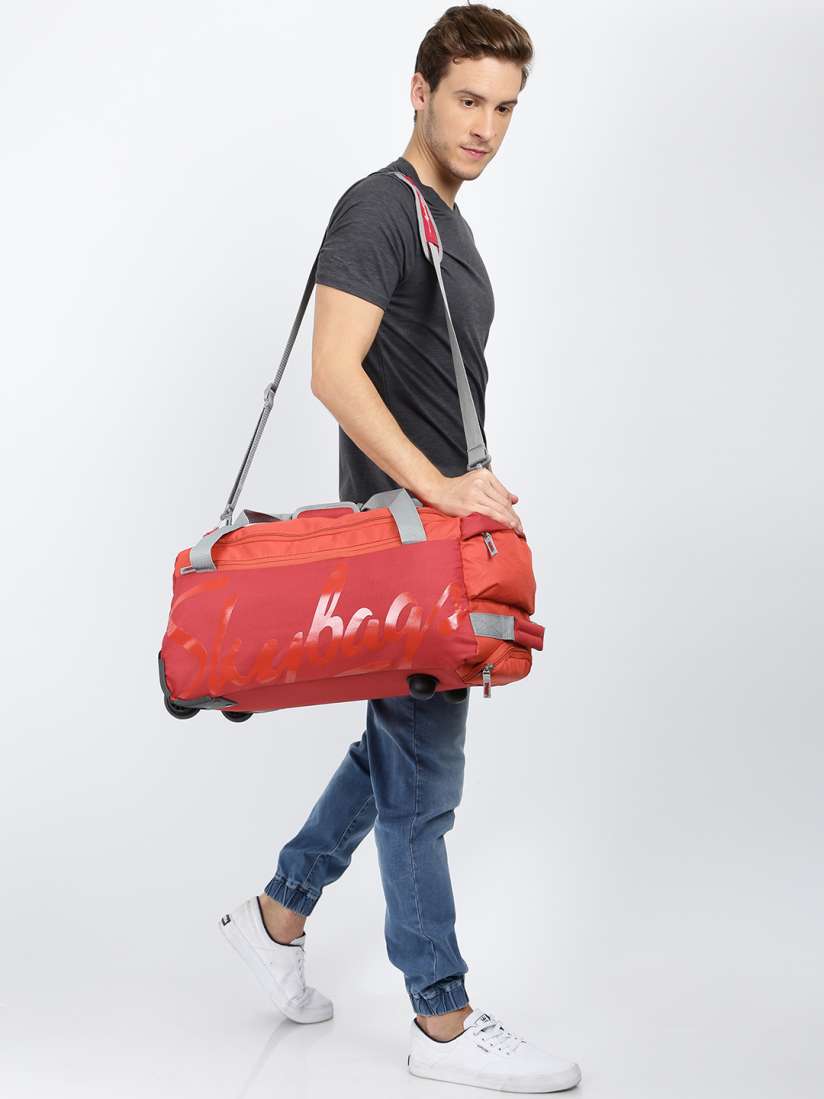 Buy Skybags Unisex Red SWING DFT 55 Medium Trolley Duffel Bag Duffel Bag for Unisex 6631406 Myntra