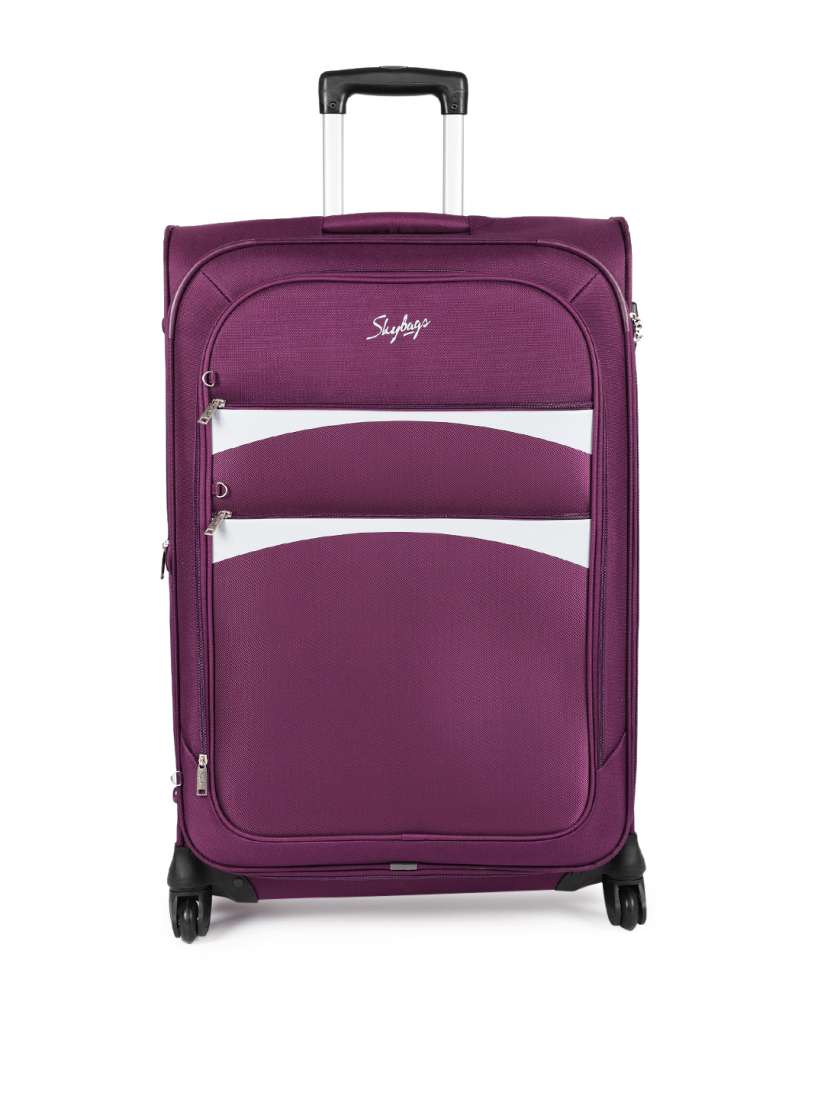 Sky bag purple trolley discount